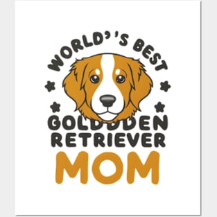 World's Greatest Golden Retriever Grandma Funny Dog Lover Posters and Art